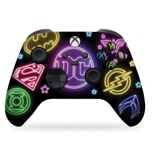 DC Comiic NEON Custom X-Box Controller Wireless Compatible with X-Box One/X-Box Series X/S Proudly Customized in USA with Permanent HYDRO-DIP Printing (NOT JUST a SKIN) [Video Game]