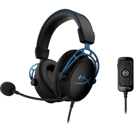 Cloud Alpha S Wired 7.1 Surround Sound Gaming Headset - Blue/Black