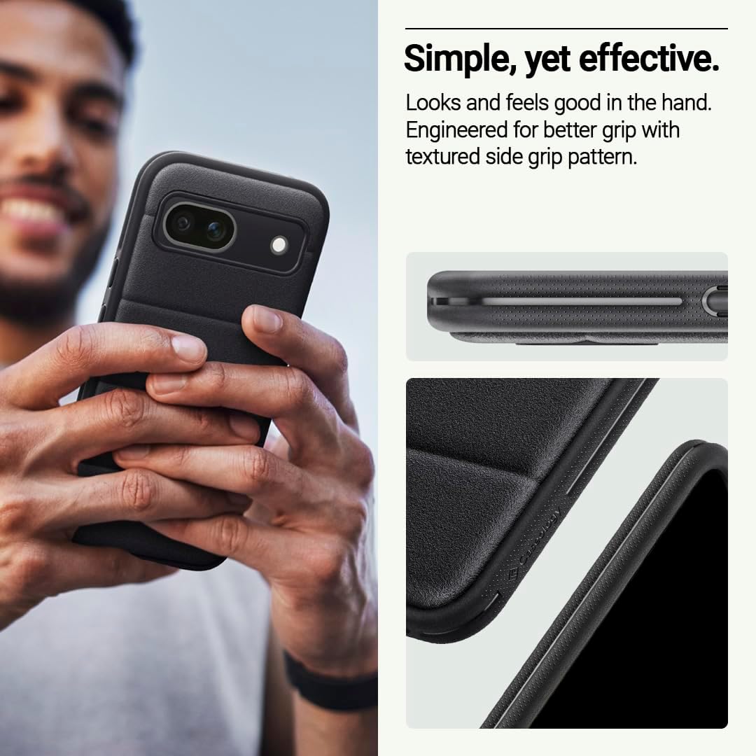 Caseology Athlex for Google Pixel 8a Case 5G [Military Grade Drop Tested](2024) - Active Black