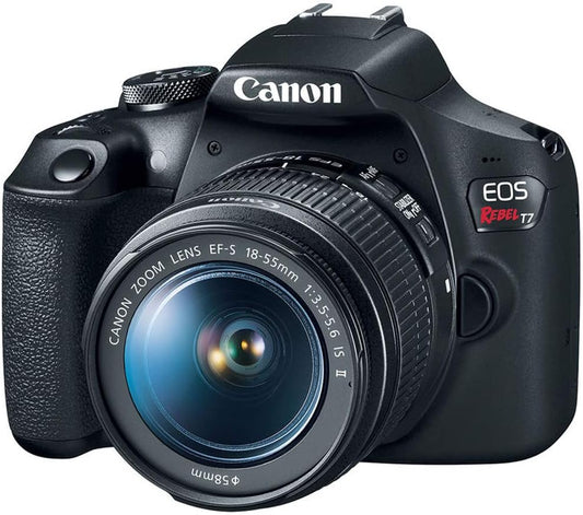 Canon EOS Rebel T7 DSLR Camera with 18-55mm Lens | Built-in Wi-Fi | 24.1 MP CMOS Sensor | DIGIC 4+ Image Processor and Full HD Videos