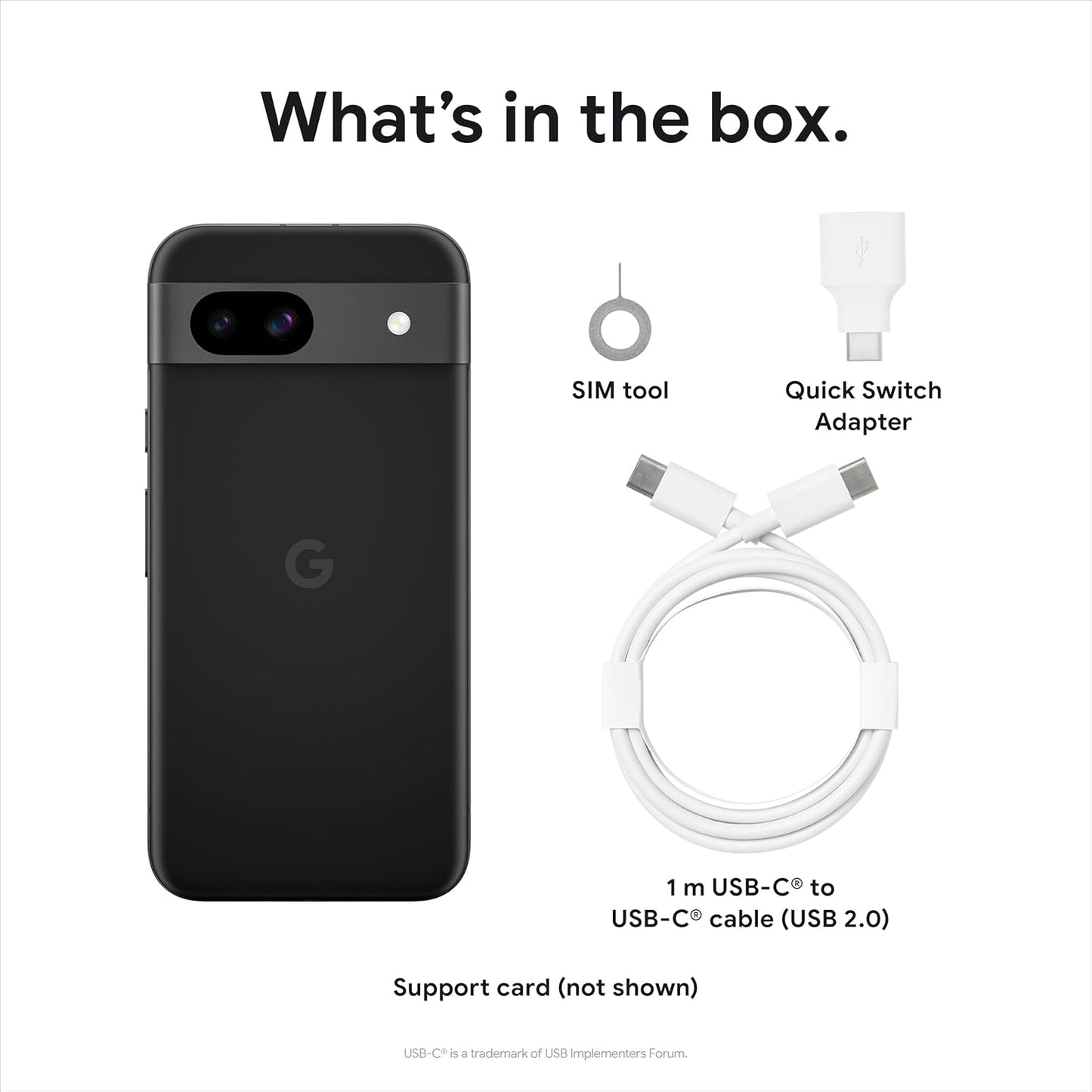 Google Pixel 8a - Unlocked Android Phone with Google AI, Advanced Pixel Camera and 24-Hour Battery - Bay - 128 GB