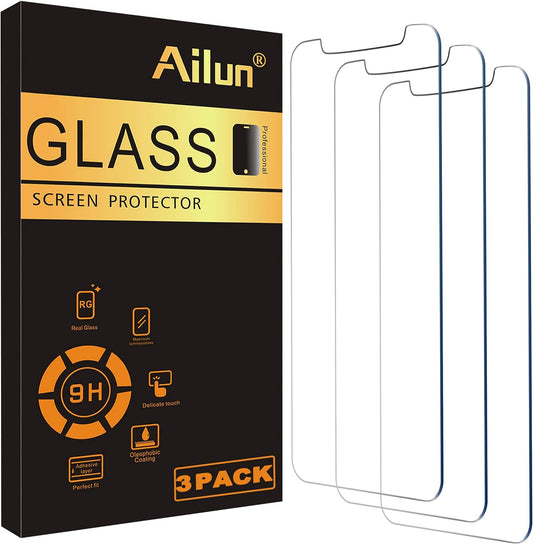 Ailun Screen Protector for iPhone 12 / iPhone 12 Pro 2020 6.1 Inch 3 Pack Case Friendly Tempered Glass