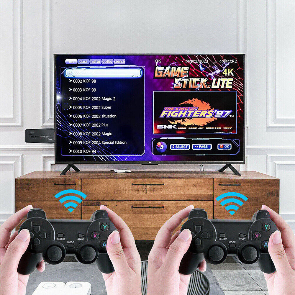 X2 Game Stick Retro Game Console 4K HD 2.4G Wireless Controller 128G 41000 Games