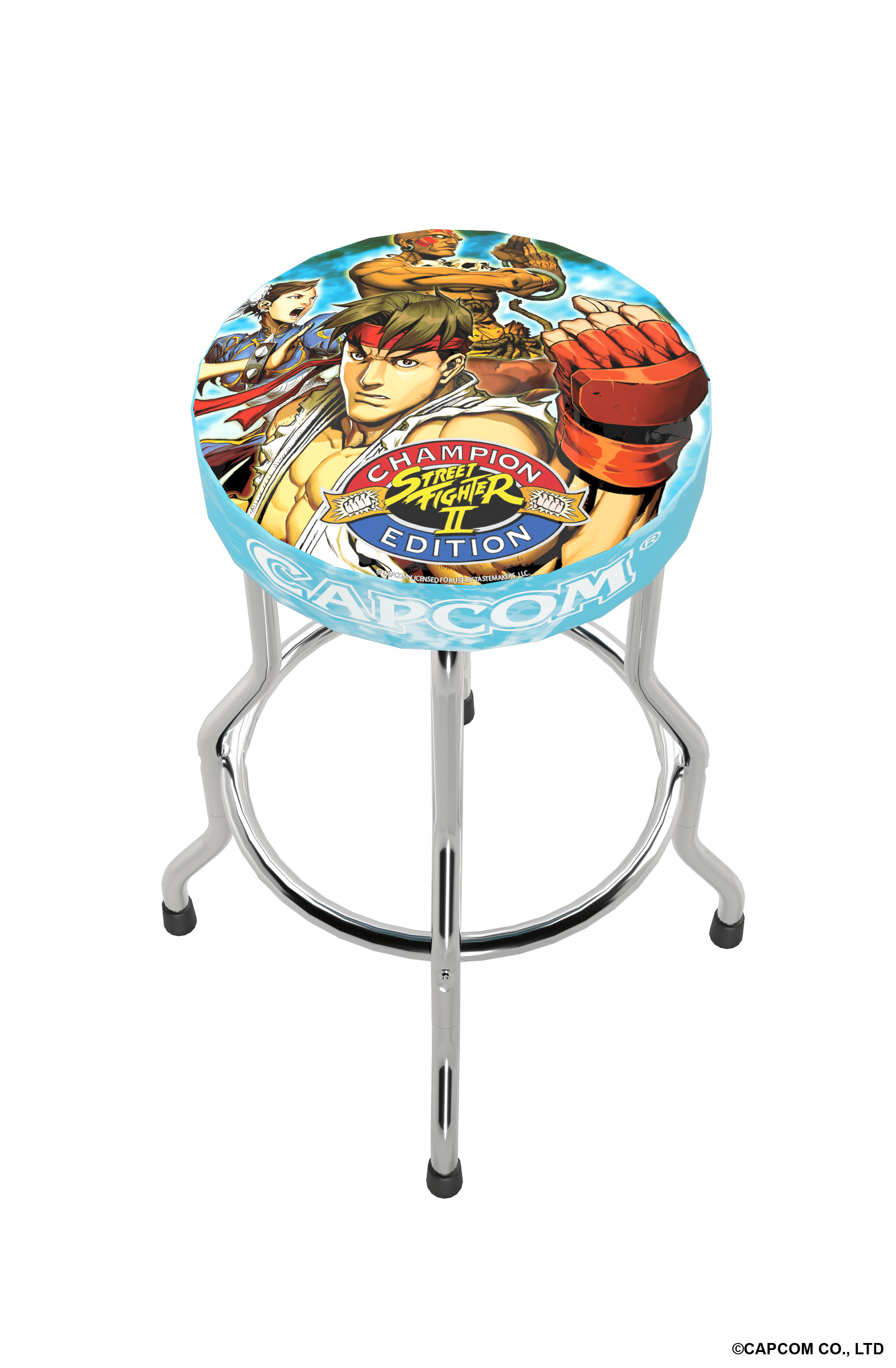 CAPCOM Legacy Adjustable Stool Shinku Hadoken Edition