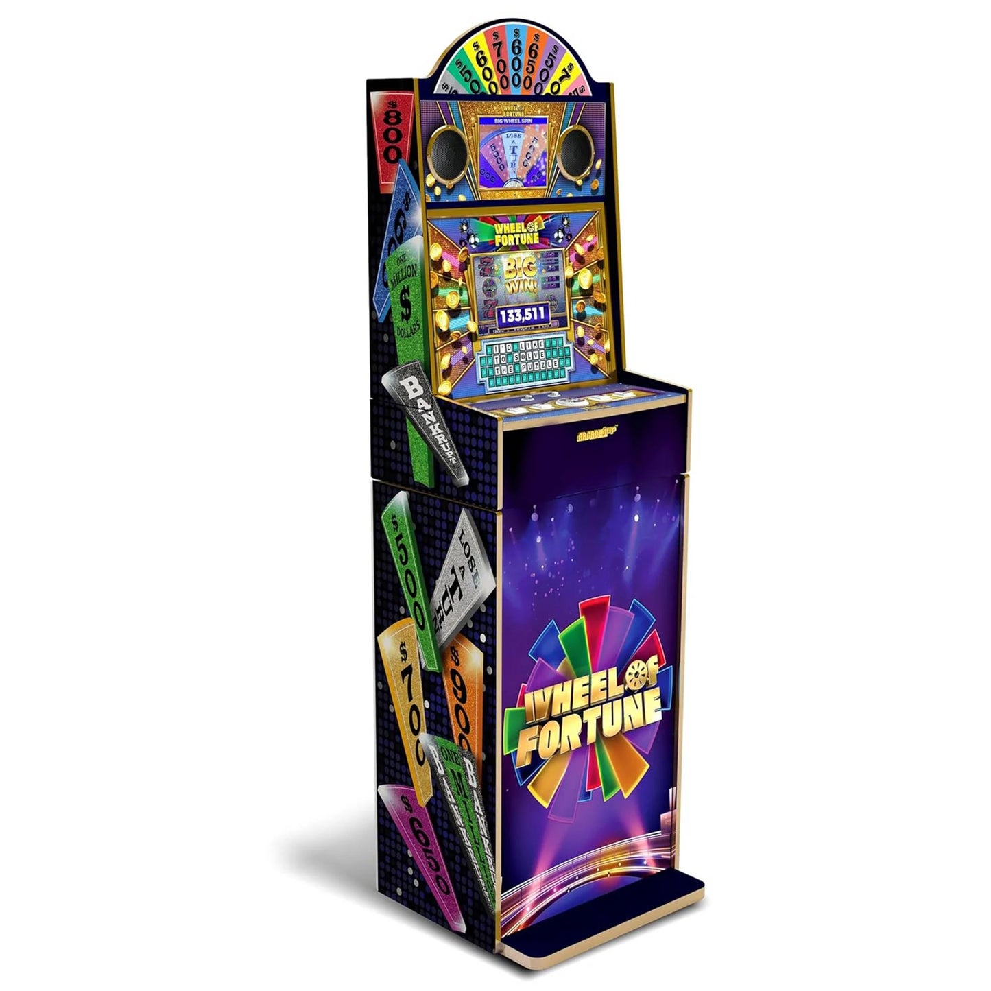 Wheel of Fortune Tall Stand up Cabinet Video Arcade Games