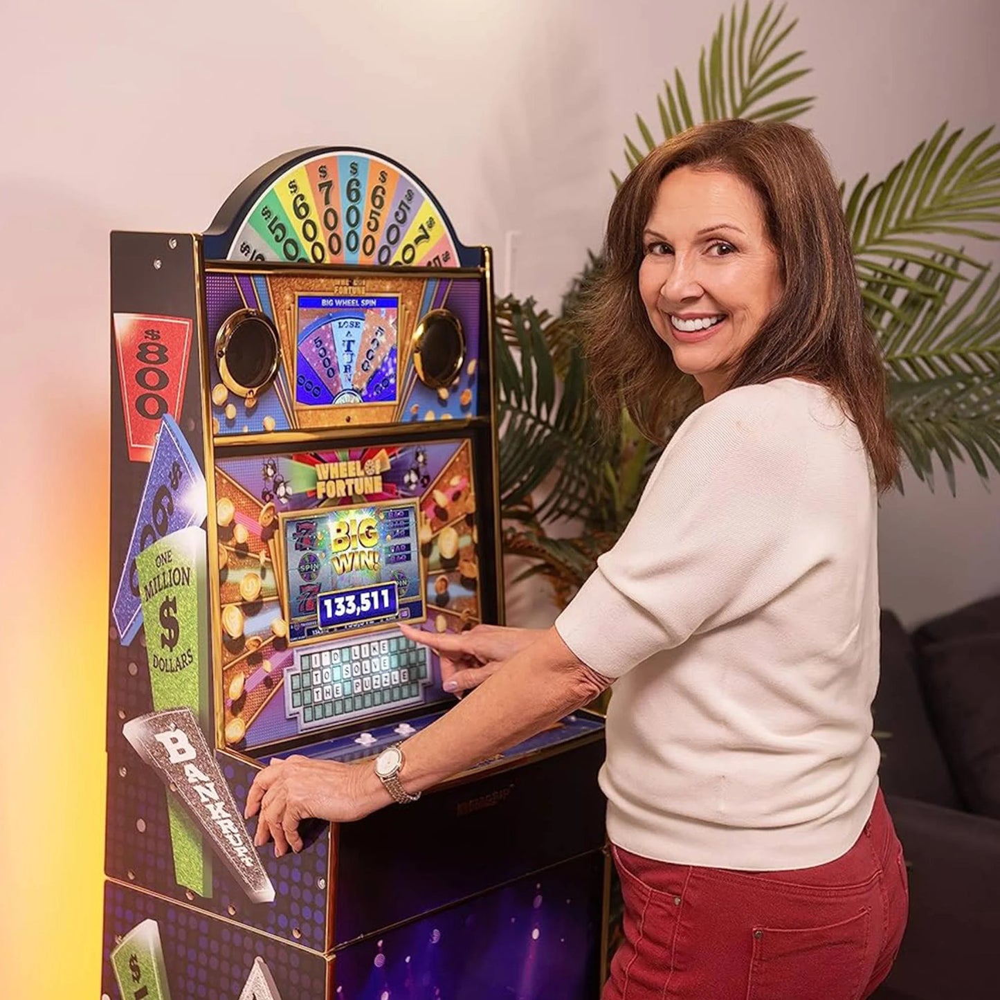 Wheel of Fortune Tall Stand up Cabinet Video Arcade Games