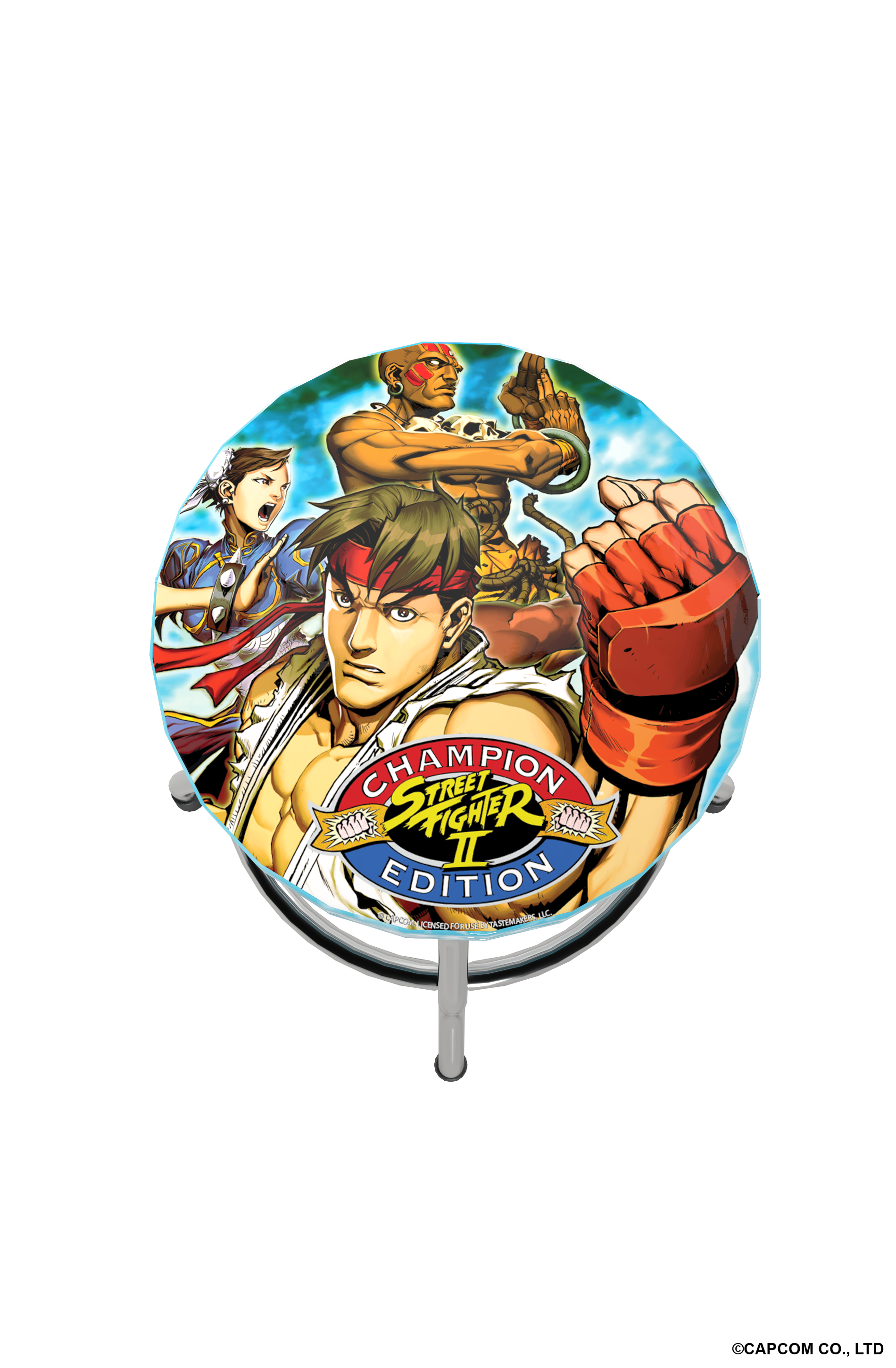 CAPCOM Legacy Adjustable Stool Shinku Hadoken Edition